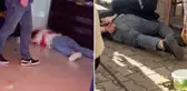 Boşanma aşamasında olduğu karısını adliye önünde defalarca bıçakladı