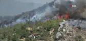 Son Dakika | Mersin'deki yangın havadan görüntülendi