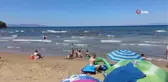 Okulların açılmasına günler kala vatandaşlar denize akın etti
