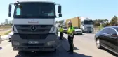 ARNAVUTKÖY'DE HAFRİYAT KAMYONLARI DENETLENDİ