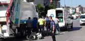 Çöp kamyonunun altında kalan motosiklet sürücüsü hayatını kaybetti