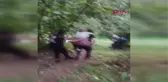 FINDIK BAHÇESİNDEKİ HASTAYI 300 METRE SIRTINDA TAŞIYIP AMBULANSA ULAŞTIRDI