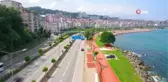 Fındık hasadı sona erdi, sahiller fındık harmanına dönüştü