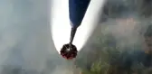 Muğla-Denizli il sınırındaki orman yangını devam ediyor