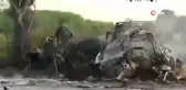Meksika'da yolcu otobüsüyle çarpışan tanker alev aldı: 18 kişi öldü