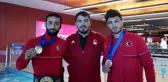 Dünya şampiyonu olan Grekoromen Milli Takımı Türkiye'ye döndü