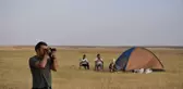 Kuyucuk Gölü doğaseverlerin kamp alanı oldu