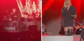 Mehmet Dinçerler'e boşanma davası açan Hadise sahnede yüzük fırlattı