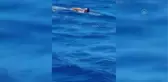 Çanakkale haberleri! ÇANAKKALE - Yüzücü Alper Sunaçoğlu, Gökçeada'ya 8 saat 14 dakikada yüzdü