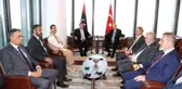Cumhurbaşkanı Erdoğan, Libya Başkanlık Konseyi Başkanı Yunus el-Menfi ile görüştü