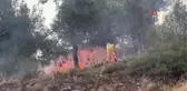 Son dakika haber! Hatay'da ormanlık alanda çıkan yangın evlere sıçramadan söndürüldü