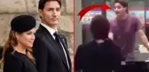 Kraliçe Elizabeth'in cenazesine giden Kanada Başbakanı Trudeu'nun otelde eğlendiği görüntüler ortaya çıktı