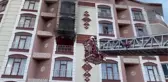 Son dakika haberi... Yangın çıkan apartmanda mahsur kalanları itfaiye kurtardı