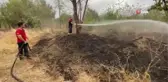 Anız yangını çevreye sirayet etmeden söndürüldü