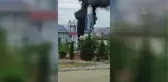 Orman ürünleri işlenen fabrikada çıkan yangın hasara neden oldu