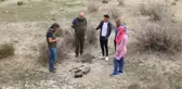 Nesli tükenme tehlikesi altındaki çizgili sırtlan vurulmuş olarak bulundu
