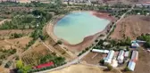 Kuraklıktan etkilenen Serpincik Göleti'nin suyu çekildi