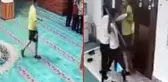 Camiye elinde kazma ve ayakkabıyla giren Rus turist, sınır dışı edildi