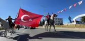 MHP Genel Başkanı Bahçeli'yi atlı ciritçiler karşıladı
