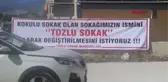 TOZDAN ŞİKAYET EDEN MAHALLELİ YOL KAPATTI