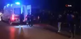 Kontrolden çıkan otomobil orta refüje çıkıp aydınlatma direğine çarptı