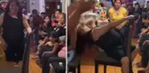Evinde cinsel içerikli dans yapmak isteyen kadının sonu kötü oldu, tüm salon put kesildi
