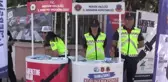 Yaya geçitleri kırmızıya boyandı