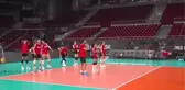 A Milli Kadın Voleybol Takımı Polonya maçı hazırlıklarını tamamladı