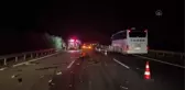Kamyona arkadan çarpan otomobilin sürücüsü öldü