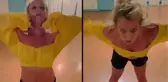 Ünlü şarkıcı Britney Spears'ın, kameraya bakarken kendini boğmaya çalıştığı görüntü infial yarattı