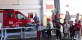 Son dakika haberi: Minik öğrenciler bir günlüğüne itfaiyeci oldu