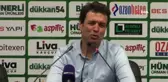 Sakaryaspor - Yeni Malatyaspor maçının ardından