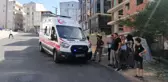 Sıva yapan işçi 3 metre yükseklikten düştü