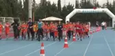 Başakşehir'de çocuk maratonu; 5 bin çocuk koşarak gönüllerince eğlendi