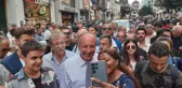 Memleket Partisi Genel Başkanı İnce, İstiklal Caddesi'nde esnaf ve vatandaşlarla bir araya geldi