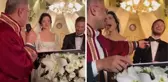 Merve Boluğur nikah masasında dumura uğradı! Damadın arkadaşları Müslüm Gürses'in şarkısını çaldırdı