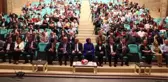 Azerbaycan halk dansları topluluğu gösterisi