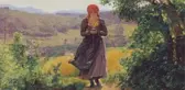 1860 yılına ait tabloda genç kızın elinde Iphone tuttuğunu görenler hayrete düşüyor