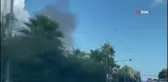 Antalya haberleri... Antalya'da öğrenci servisi yanarak hurdaya döndü