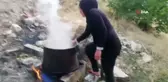 Sivas haber... Sivas'ın üzümleri geleneksel yöntemlerle pekmeze dönüştürülüyor