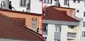 Yer: İstanbul! Beğeni alma uğruna çatıya çıktılar, fotoğraf çekip ölümle dans ettiler