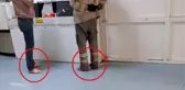 Hastane kirlenmesin diye çamurlu ayakkabılarını çıkarıp girdiler
