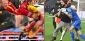 Göztepe-Altay maçında başına işaret fişeği isabet eden taraftarın sağlık durumu iyiye gidiyor