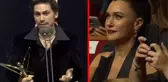 Altın Kelebek'e damga vuran anlar! Şevval Sam'ın ödül alan oğlunu izlerken gözleri doldu