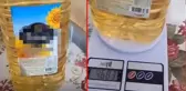 Zincir marketi ifşa etmek isteyen vatandaş, 5 litrelik ayçiçek yağını tartış biçimiyle rezil oldu