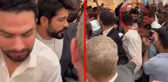 Katar'da Burak Özçivit izdihamı! Hayranlarının arasından korumalar eşliğinde geçebildi