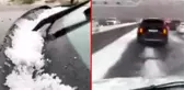 Arap Yarımadası'nda Kuveyt'e dolu, Suudi Arabistan'a kar yağdı
