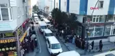 BAĞCILAR SGK ÖNÜNDE DÜN YAŞANAN YOĞUNLUĞUN GÖRÜNTÜLERİ - dün çekilen görüntüler