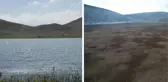 Türkiye'deki kuraklığı en iyi anlatan fotoğraf! Bölgeye hayat veren göl yok oldu