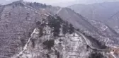 Kar Yağışının Ardından Çin Seddi Beyaza Büründü